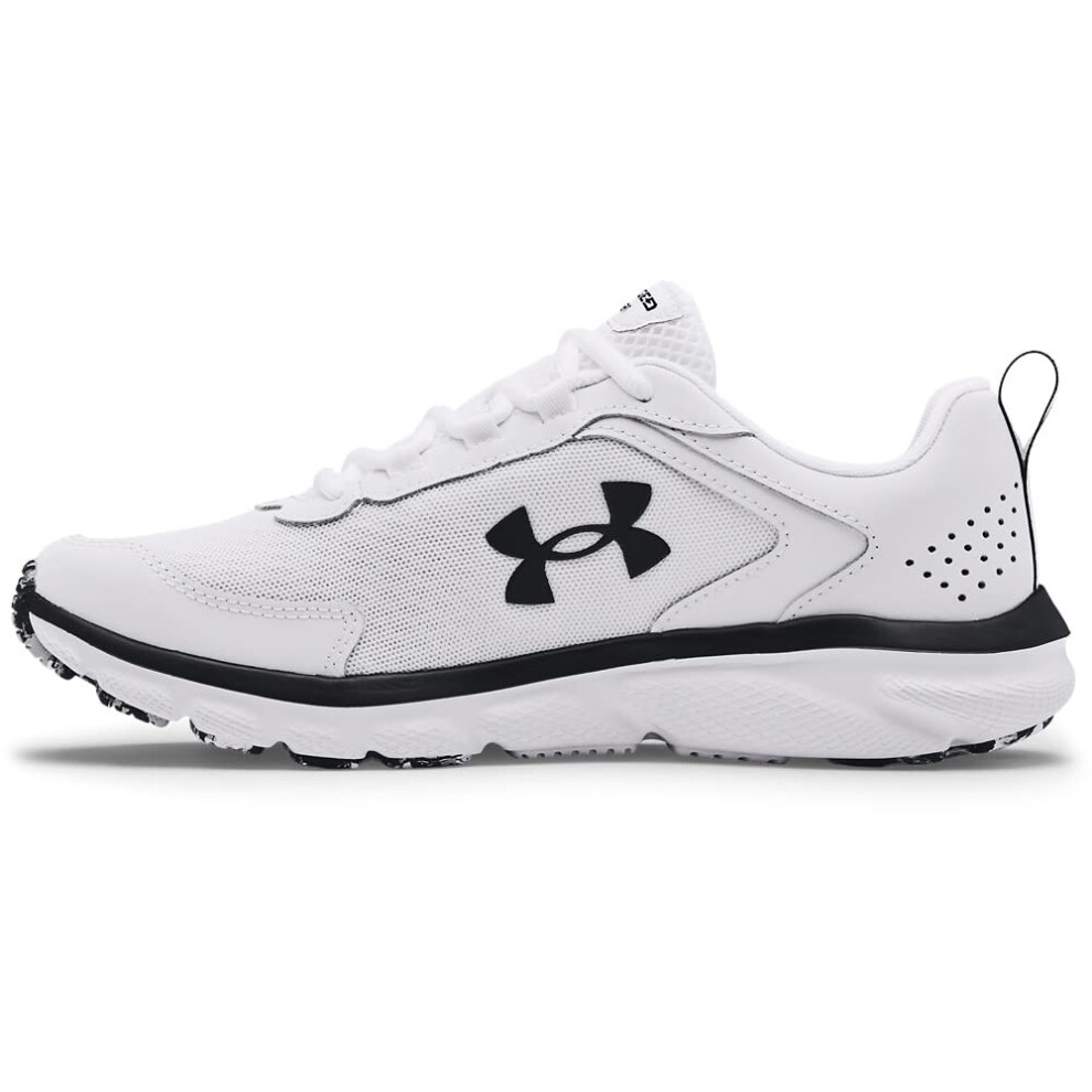 Under Armour Mens Charged Assert 9 Marble Running Shoe  White(101 Blac