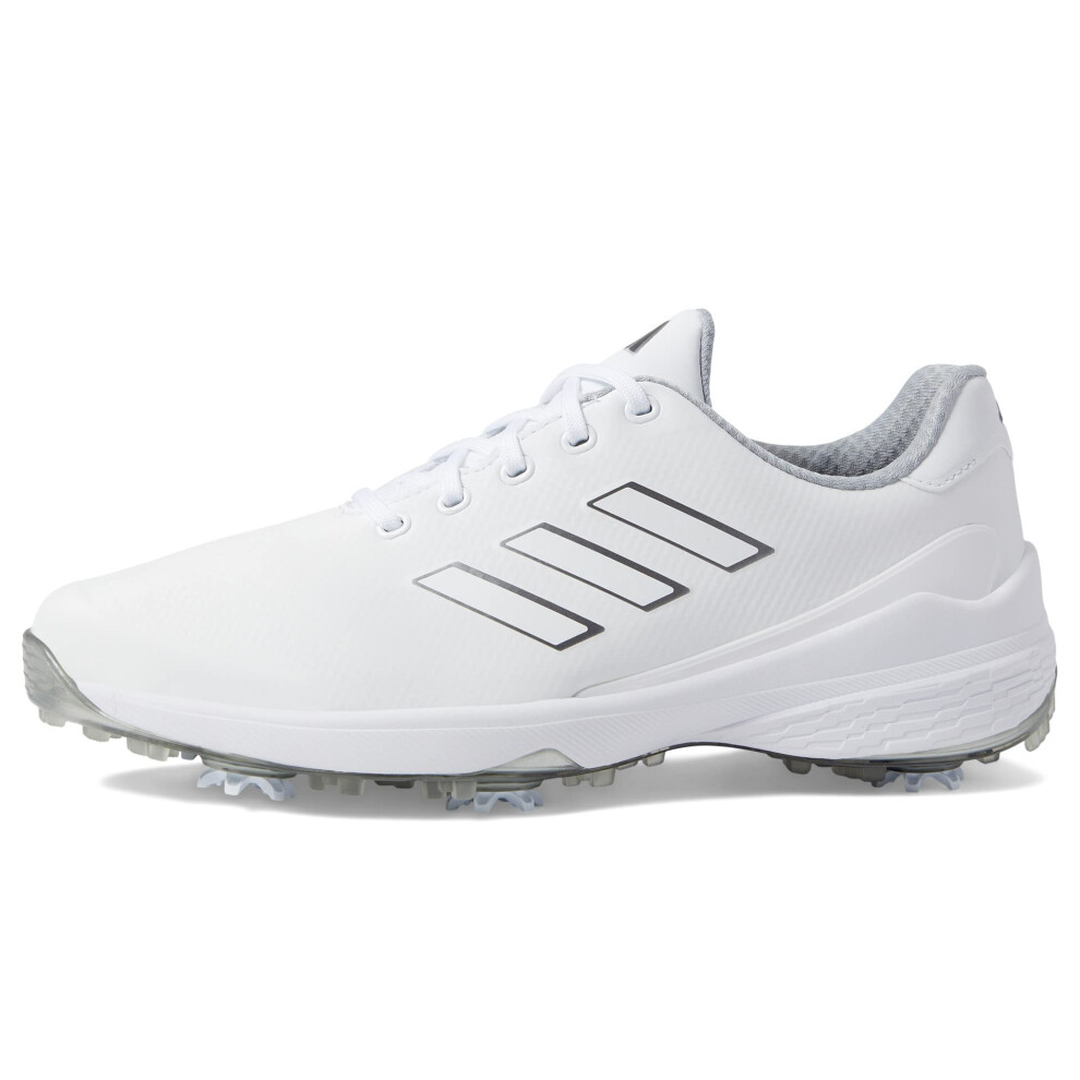 adidas Men's ZG23 Golf Shoes  Footwear White/Dark Silver Metallic/Silv