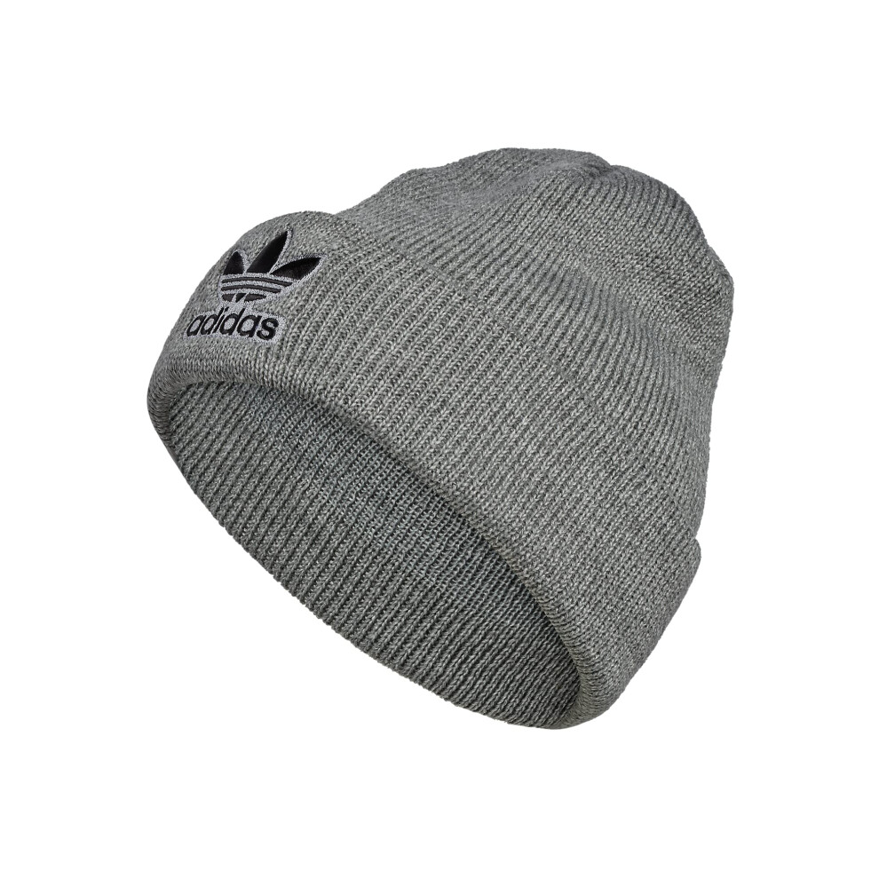 adidas Originals Trefoil Beanie  Heather Grey/Black 3  One Size