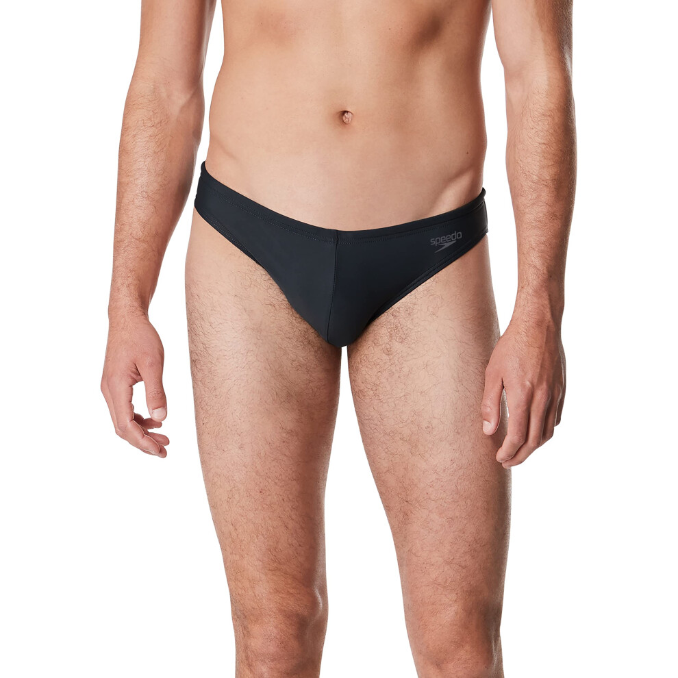 Speedo Men's Powerflex Eco Solar Brief  Anthracite/Charcoal  30