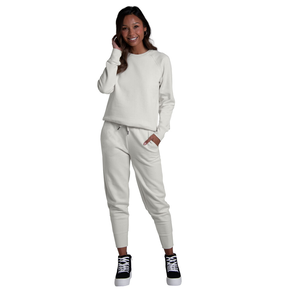 Fruit of the Loom Women's Crafted Comfort Open Bottom Pants  Fleece Jo