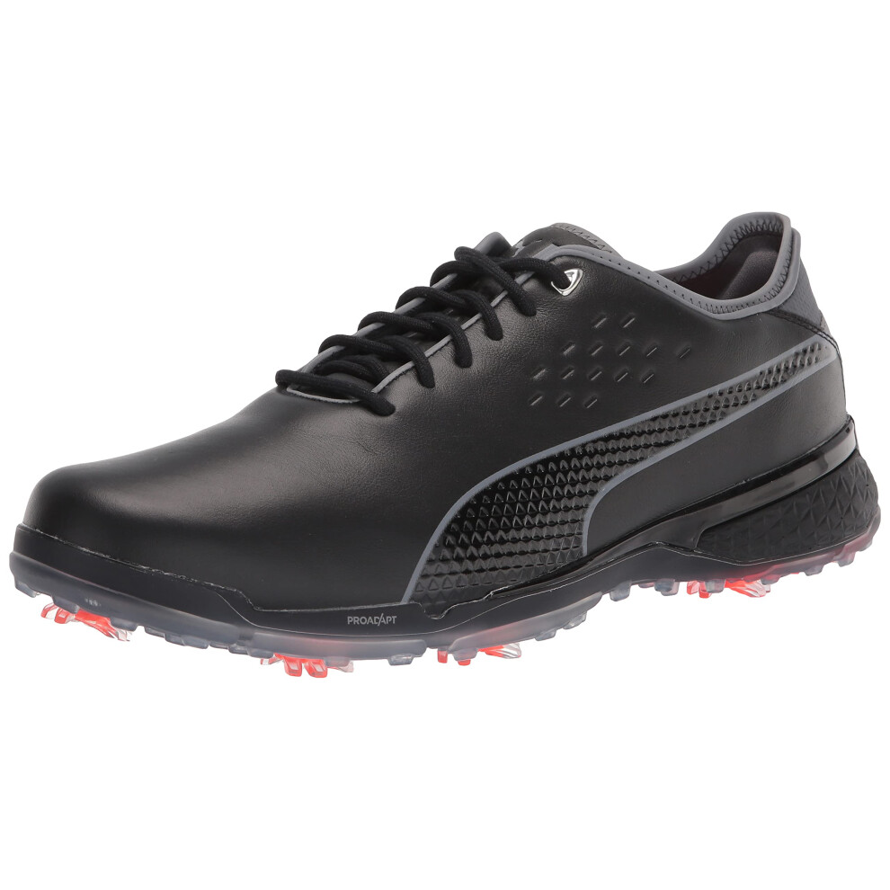 PUMA Men's Proadapt Delta Golf Shoe  Black-Quiet Shade  7