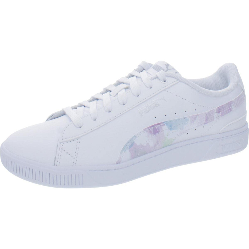 PUMA Vikky V3 Bleached Jr Girls Youth Sneaker 65 M US Big Kid WhiteMau