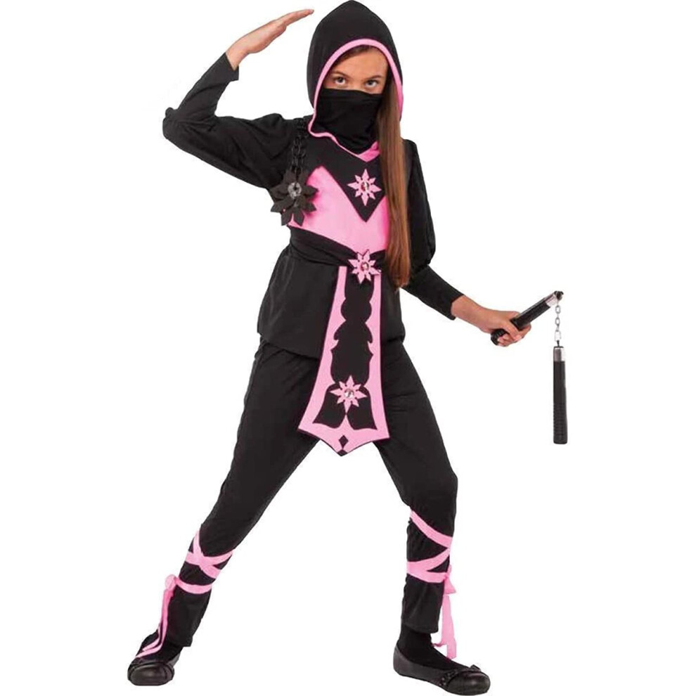 Rubie's Child's Pink Crystal Ninja Costume  Medium