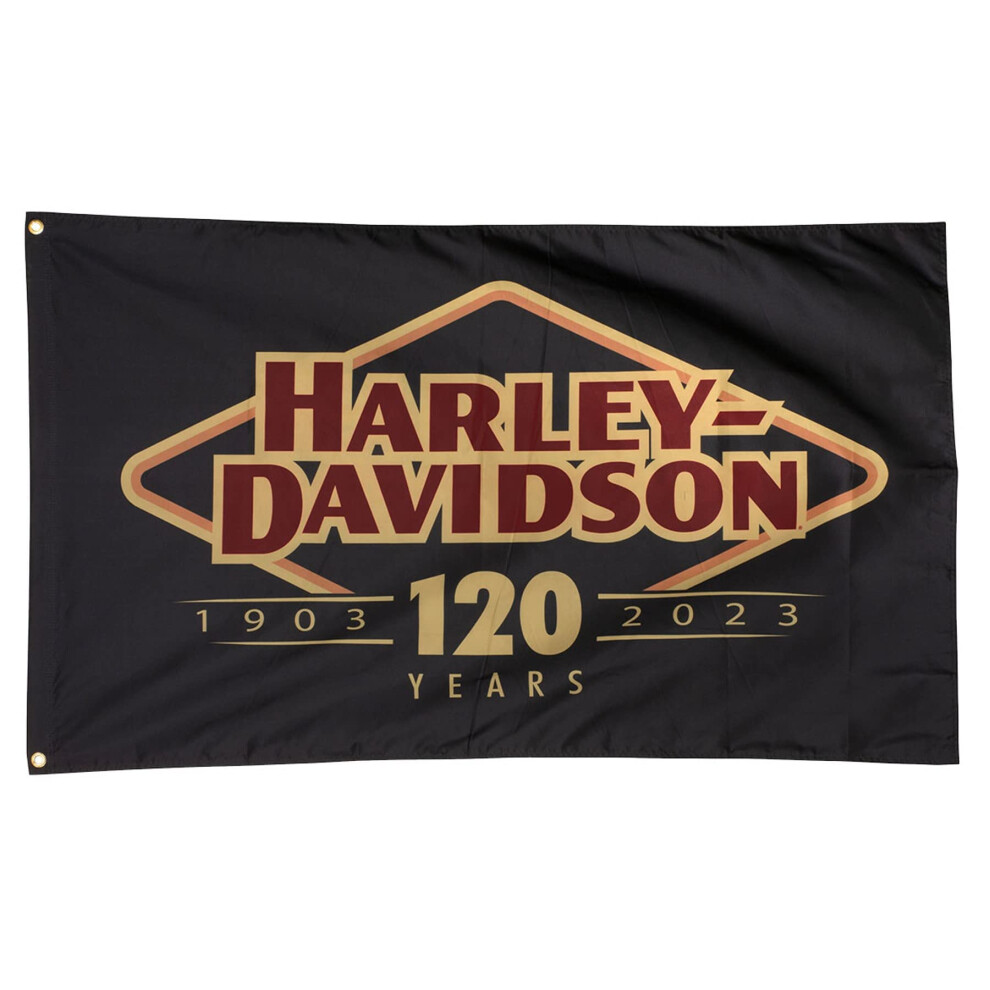 Harley-Davidson Weather-Resistant 120th Anniversary Outdoor Flag Limit