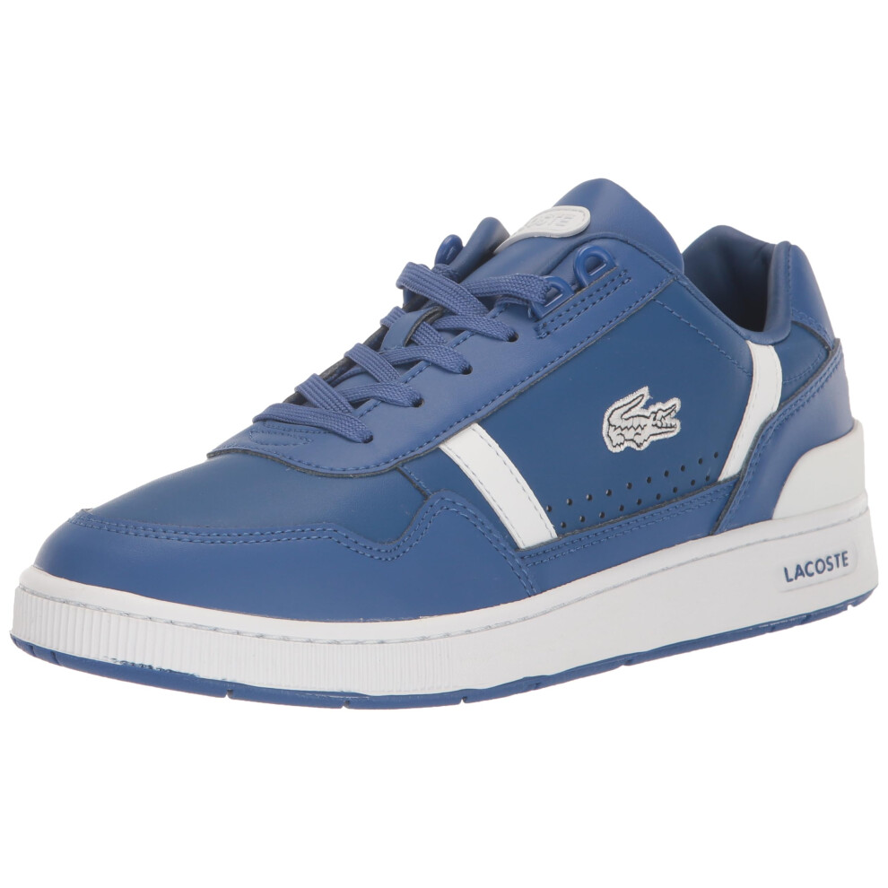 Lacoste Men's T-Clip Sneaker  Dark Blue/White  9