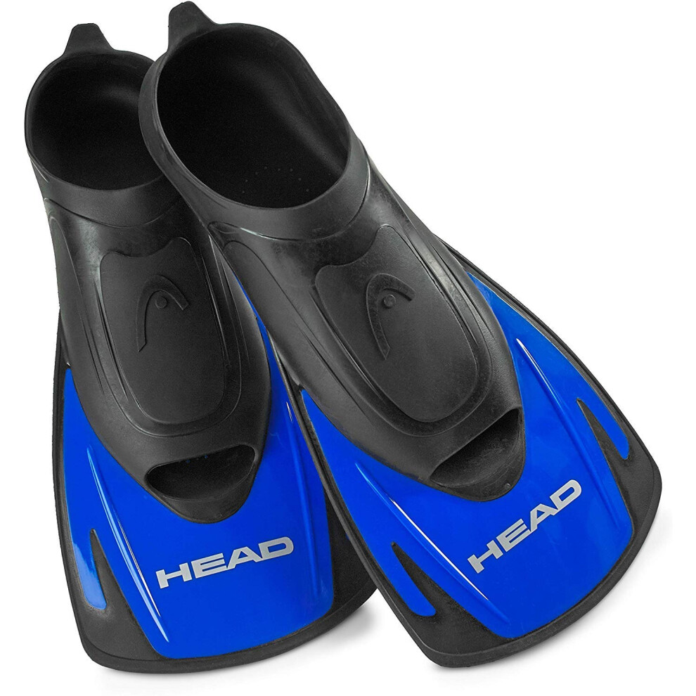 HEAD by Mares Italian Design Swim Training Fins Flippers  Designed Bla