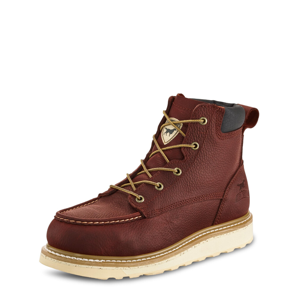 Bottes de travail    embout de s  curit   en aluminium pour homme, mod  le Irish Setter Ashby, marron, pointure 8 EE (large), 15 cm
