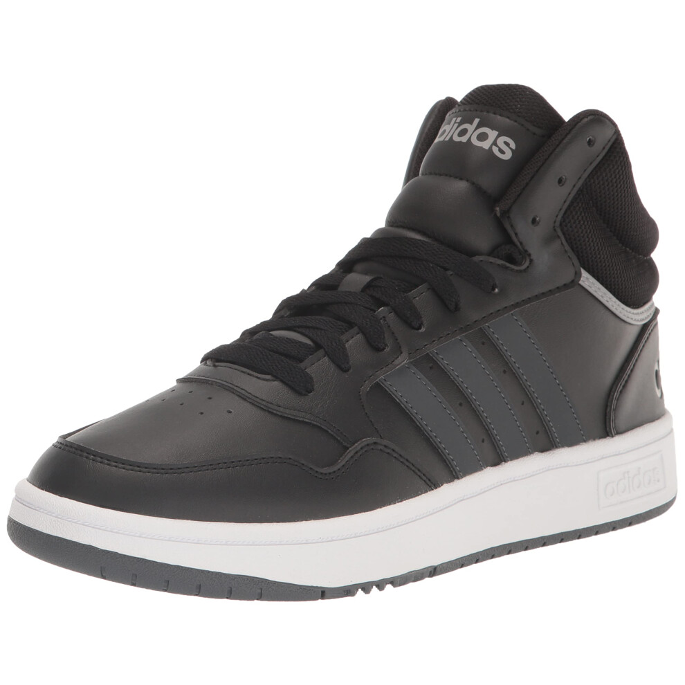 adidas Originals Women's Hoops 3.0 Mid Sneaker  White/Legend Ink/White