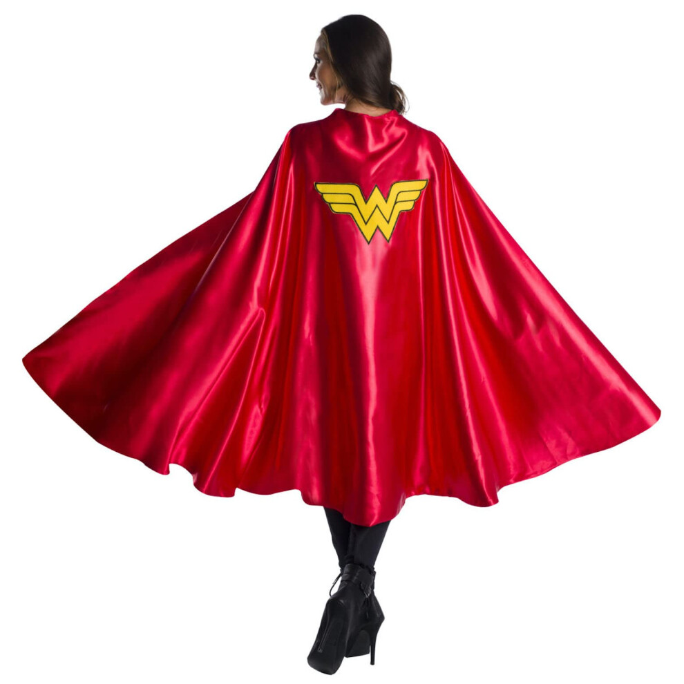 Rubie's womens Dc Comics Deluxe Wonder Woman Cape Costume Accessory  A