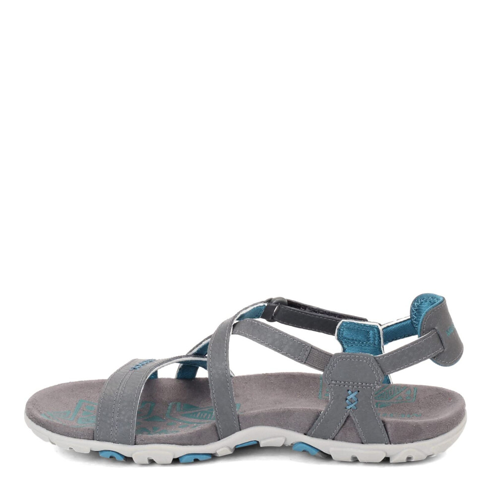 Merrell womens Sandspur Rose Ltr Sandal  Granite/Dragonfly  11