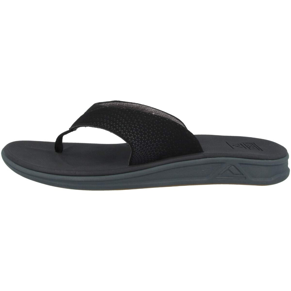 Reef mens Reef Rover Flip Flop  Black  12 US