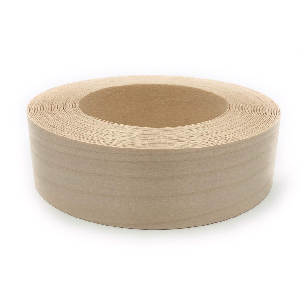 Edge Supply Birch 1-1/2"""" X 50'' Roll Wood Veneer Edge Banding Preglued Iron On With Hot Melt Adhesive Flexible Wood Tape Sanded To Perfection. Ea 089415131691