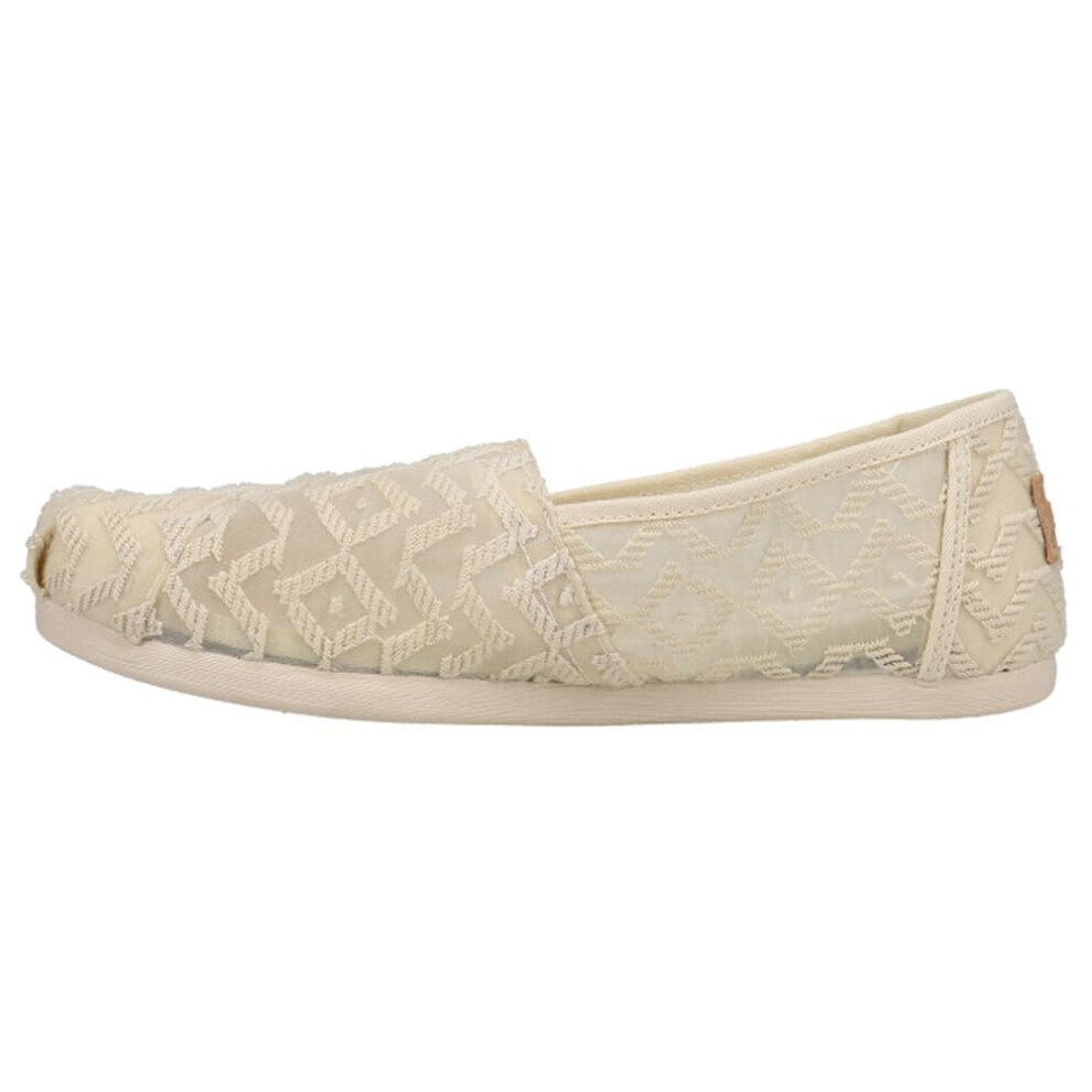 TOMS Womens Alpargata Slip On Flats Casual - Beige - Size 6.5 B