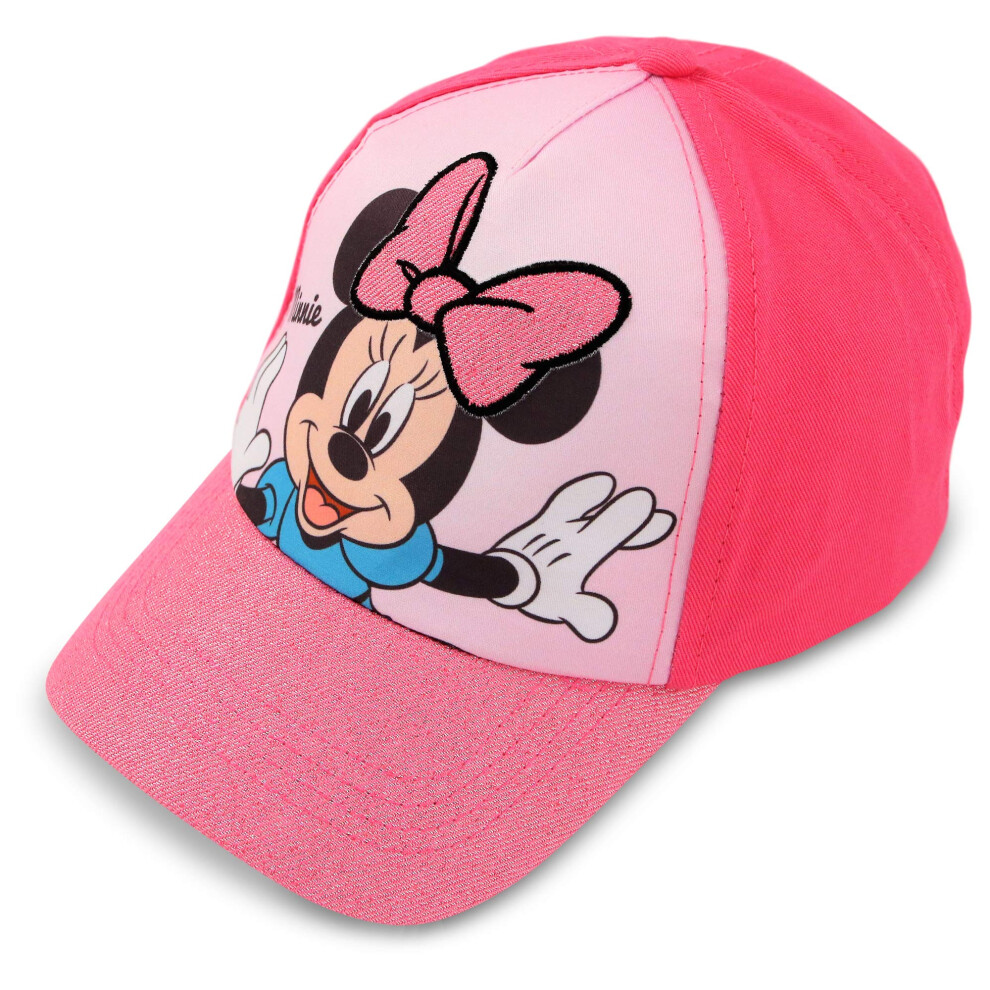 Disney Toddler Girls Minnie Mouse Bowtique Cotton Baseball Cap  Size 2