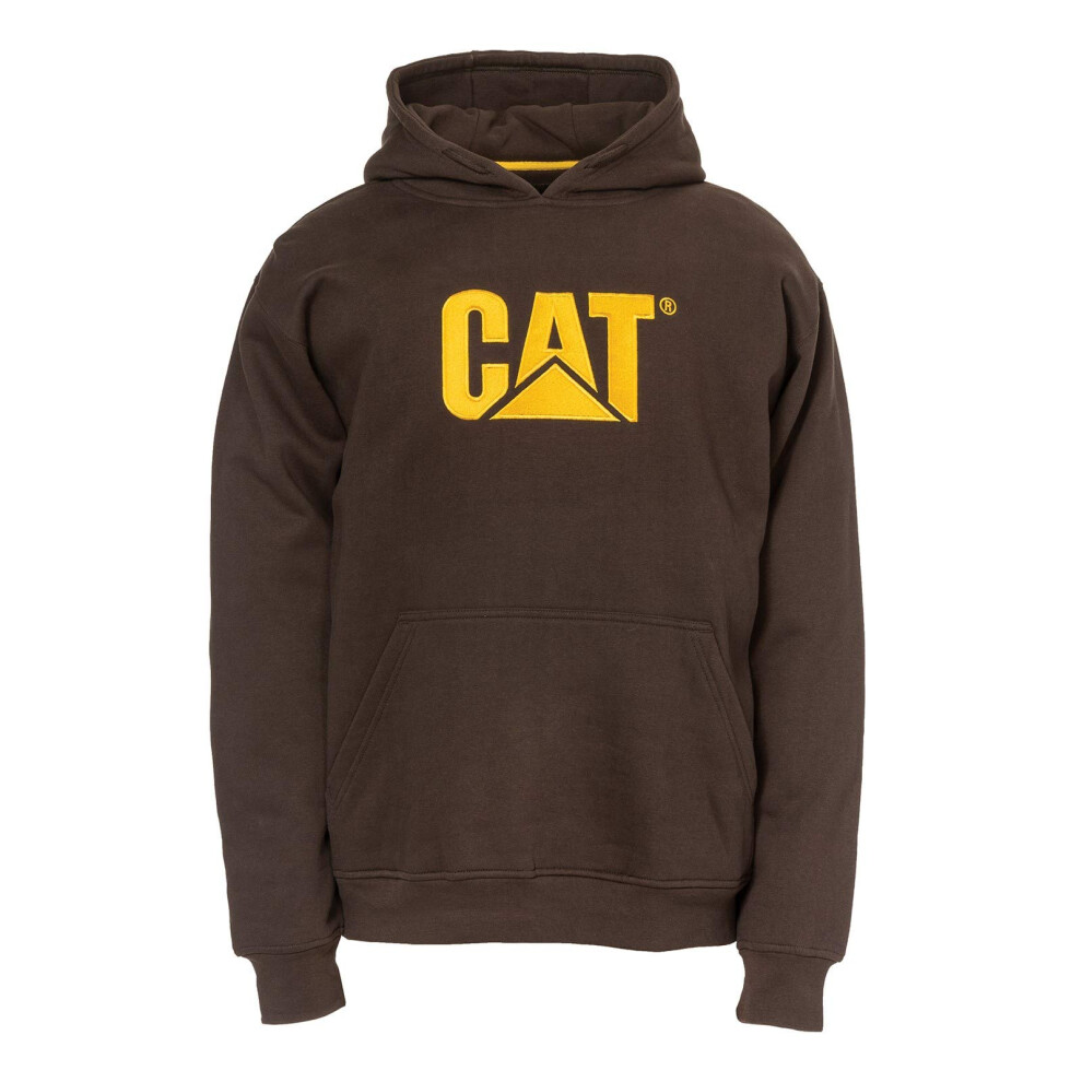 Caterpillar Men's Trademark Hoodies with Embroidered CAT Front Logo  S