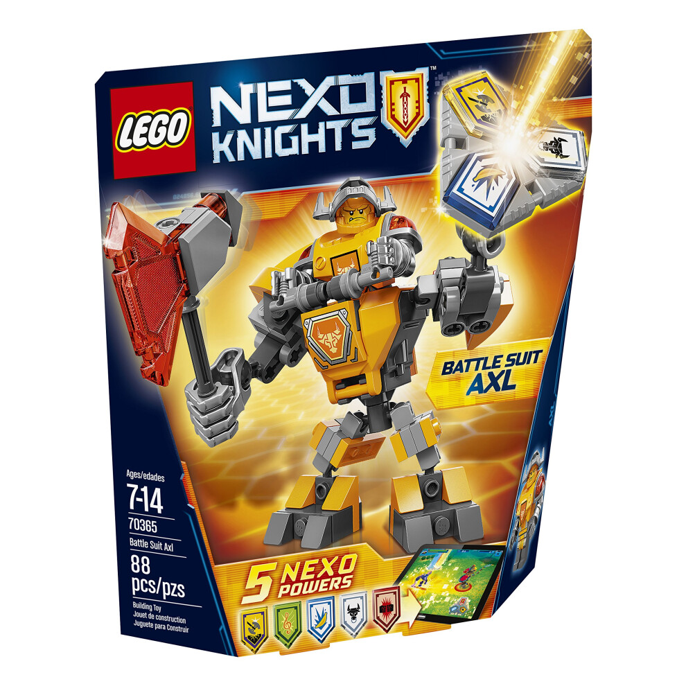 LEGO Nexo Knights Battle Suit Axl 70365 Building Kit (88 Piece)