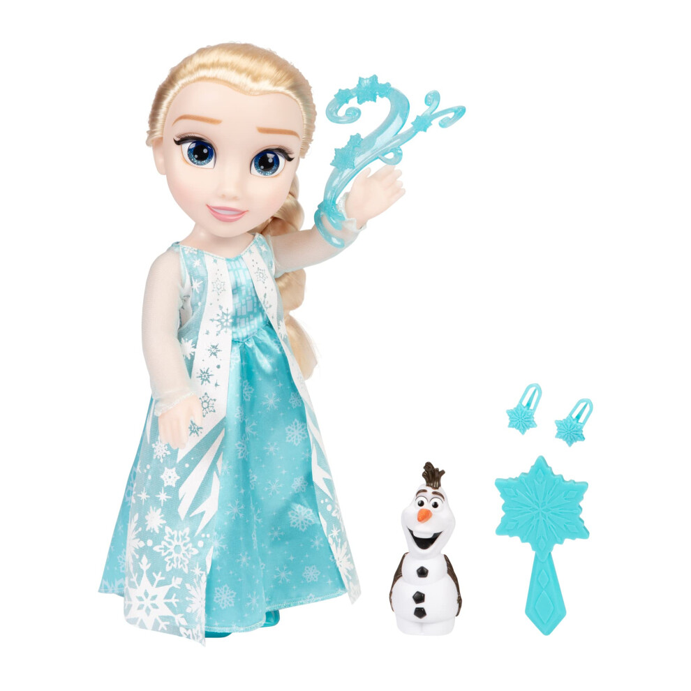 Disney Frozen Elsa Doll Classic My Singing Friend Elsa Doll & Olaf Fig