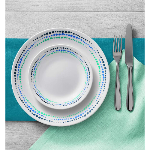 Corelle Vitrelle 18-Piece Service for 6 Dinnerware Set  Triple Layer G 2