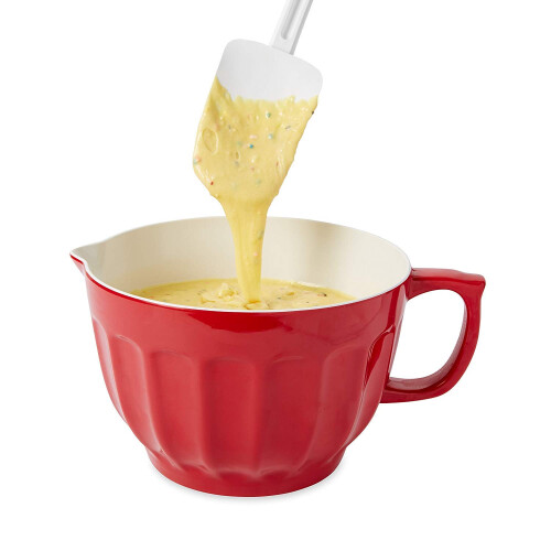 Rubbermaid Commercial Spoon-Shaped Spatula  13 1/2 in  White - Include 2