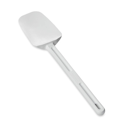 Rubbermaid Commercial Spoon-Shaped Spatula  13 1/2 in  White - Include