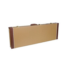 Crossrock Wooden Case Fits Fender Telecaster and Stratocaster Electric