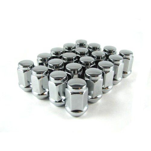 Tuercas de Acero Cromadas EZAccessory 7/16" (Paquete de 20)