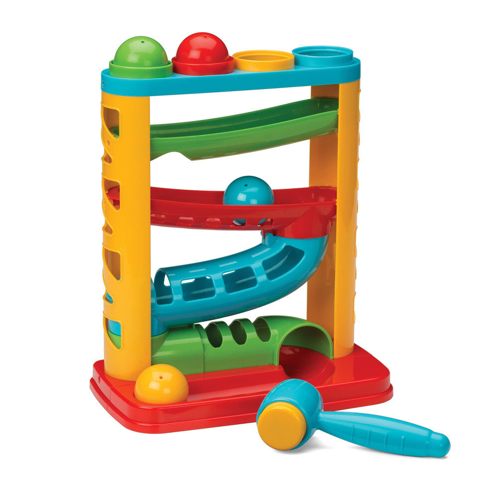 Infantino Bop & Drop Ball Tower - STEAM Educational Play  Hand-Eye Coo