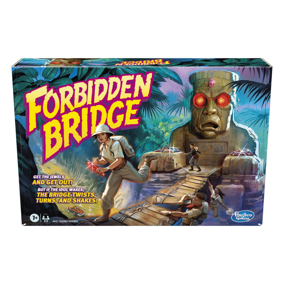 Hasbro Gaming Forbidden Bridge Game  Adventure Board Game  Fun Kids Ga