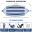 Anyoo Garden Cotton Hammock Comfortable Fabric Hammock with Tree Strap 3