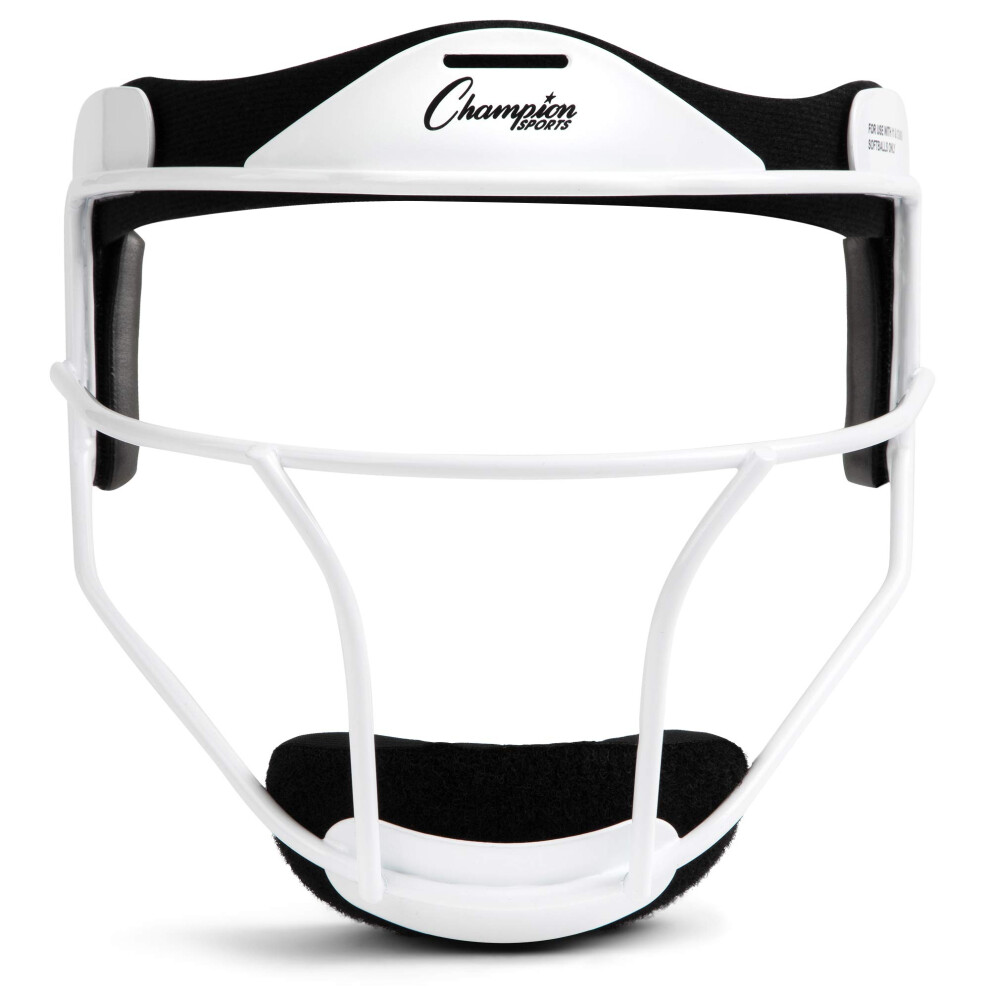 Champion Sports Steel Softball Face Mask - Classic Fielders Masks for