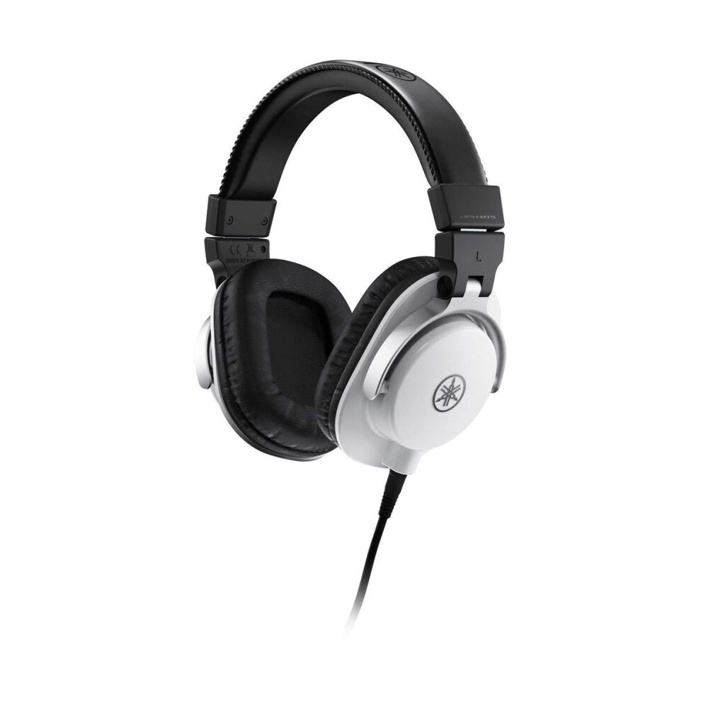 Yamaha HPH-MT5 Monitor Headphones  White  (HPH-MT5W)