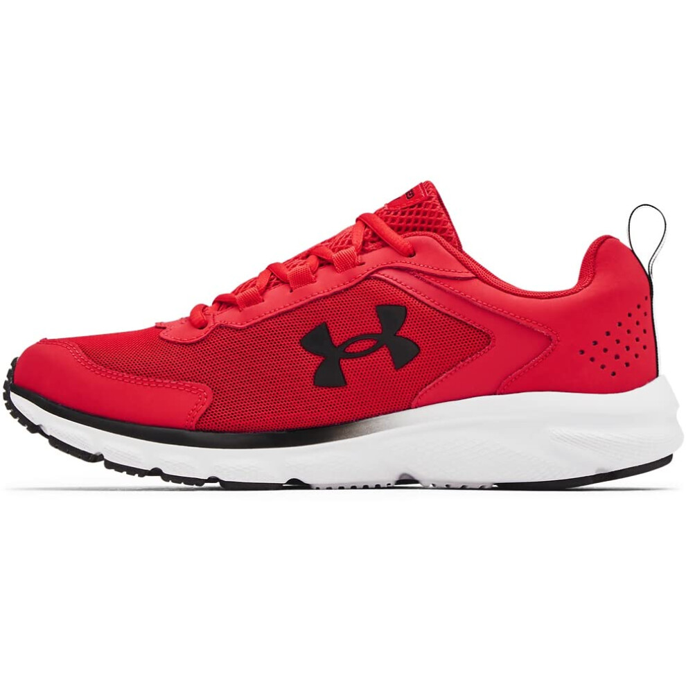 Under Armour Mens Charged Assert 9 Running Shoe  Red (600)/White  10 U