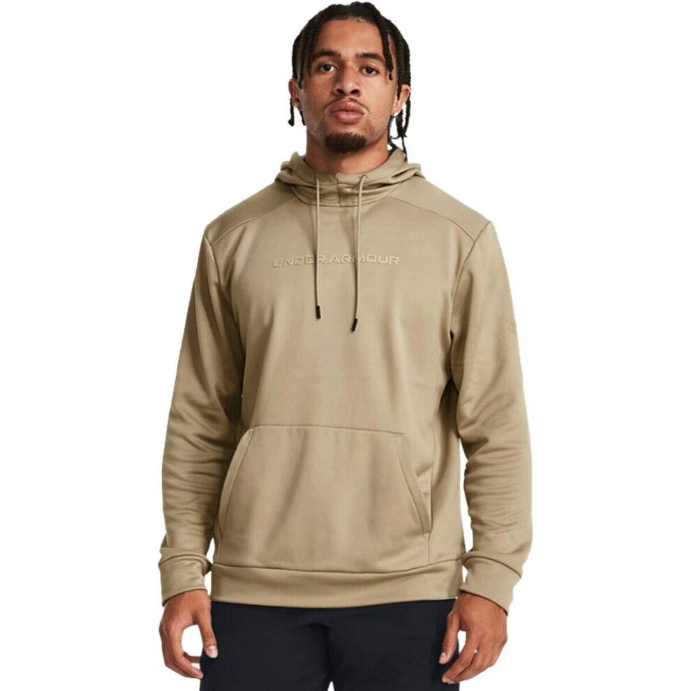 Under Armour mens Armour Fleece Graphic Hoodie  (299) City Khaki / / C