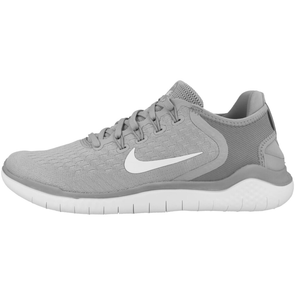 Nike Men's Free Rn 2018 Running Shoe  Grey Wolf Grey White White Volt