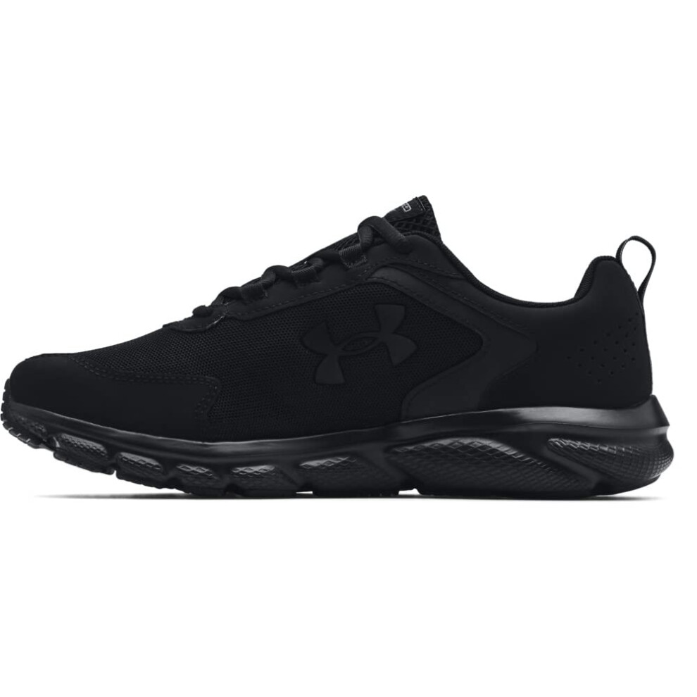 Under Armour Mens Charged Assert 9 Running Shoe  Black (002 Black  8.5