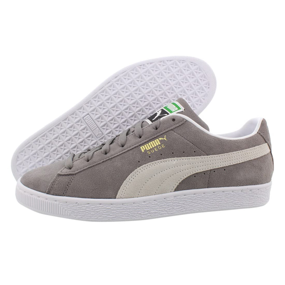 PUMA Suede Classic XXI Steel Gray/Puma White 13 D (M)