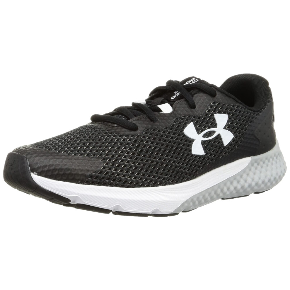 Under Armour Men's Charged Rogue 3 4E Running Shoe  (002) Black/Mod Gr