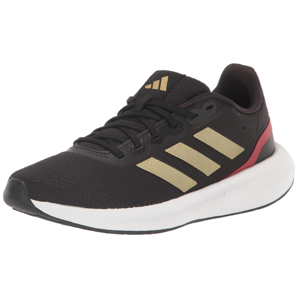 adidas Men's Run Falcon 3.0 Shoes Sneaker  Core Black/Gold Metallic/Be