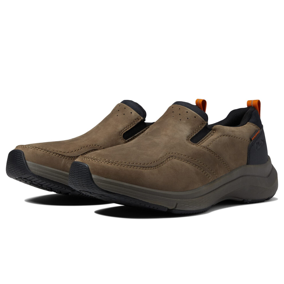 Clarks Wave 2.0 Edge Dark Taupe Oiled Nubuck Waterproof 9 D (M)