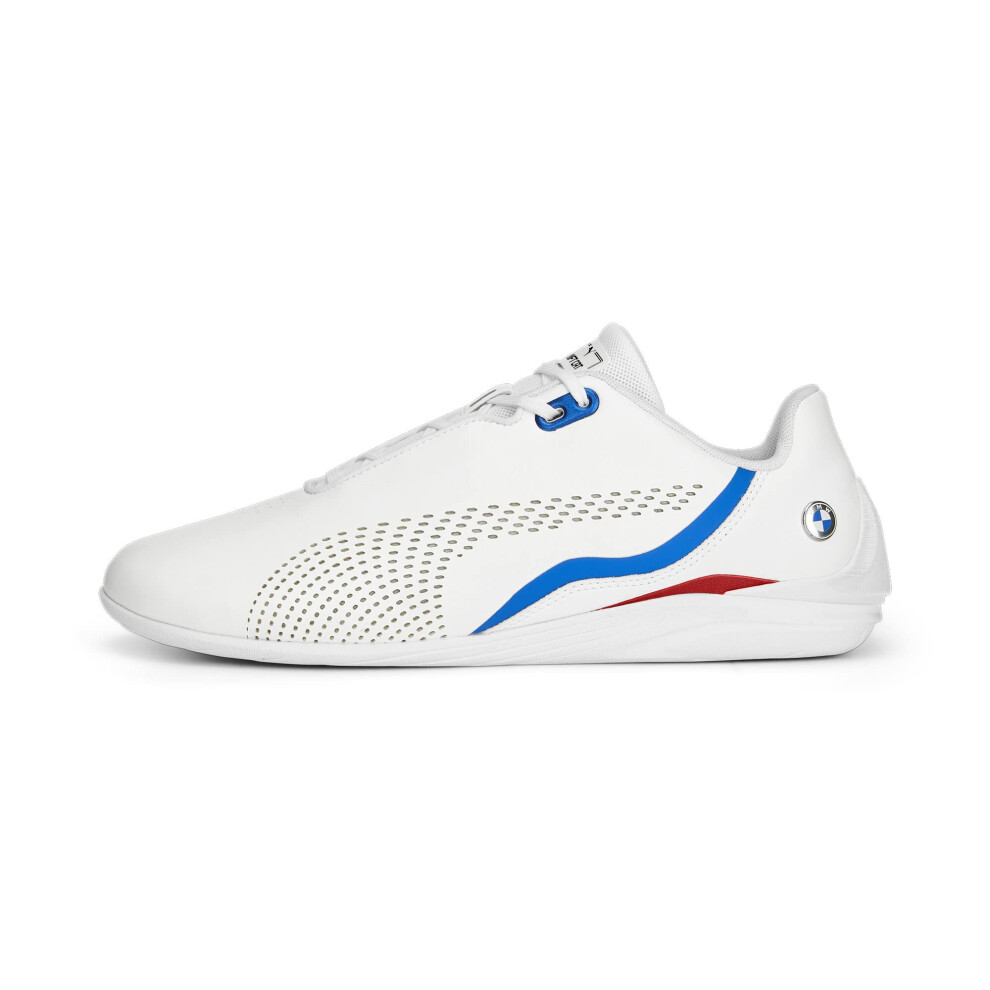 PUMA Men's BMW M Motorsport Drift Cat Decima Sneaker  White-Pop Red Wh