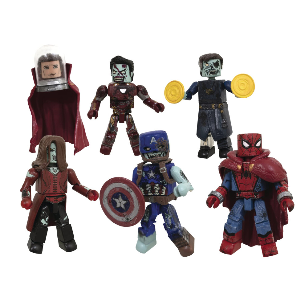 DIAMOND SELECT TOYS LLC Marvels What If..? Zombie Minimates DCD 40th A