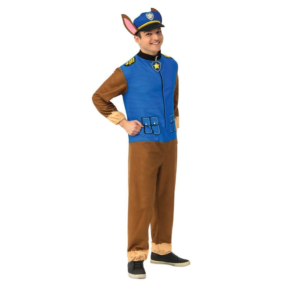 Rubie's Adult Paw Patrol Chase Jumpsuit Adult Sized Costumes  As Shown