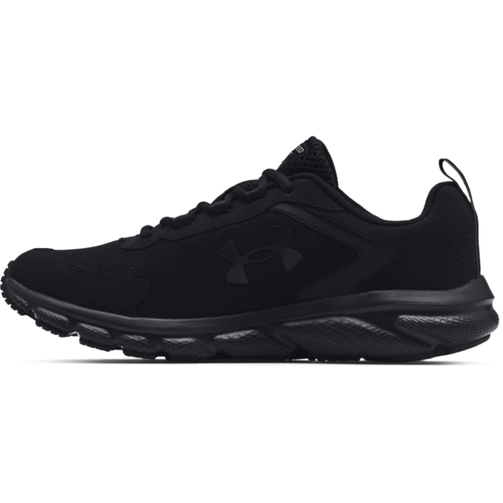 Under Armour Mens Charged Assert 9 Running Shoe  Black (002 Black  13