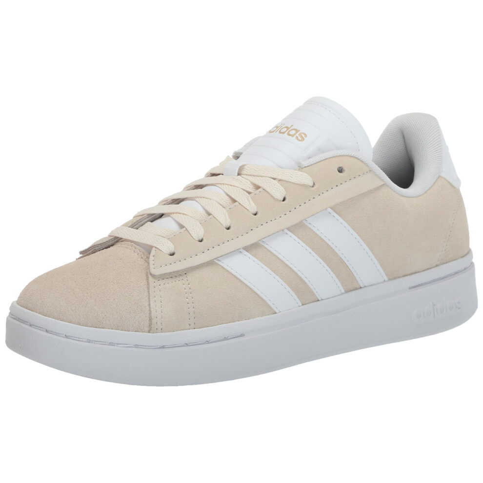 adidas Women's Grand Court Alpha Sneaker  Wonder White/White/Magic Bei