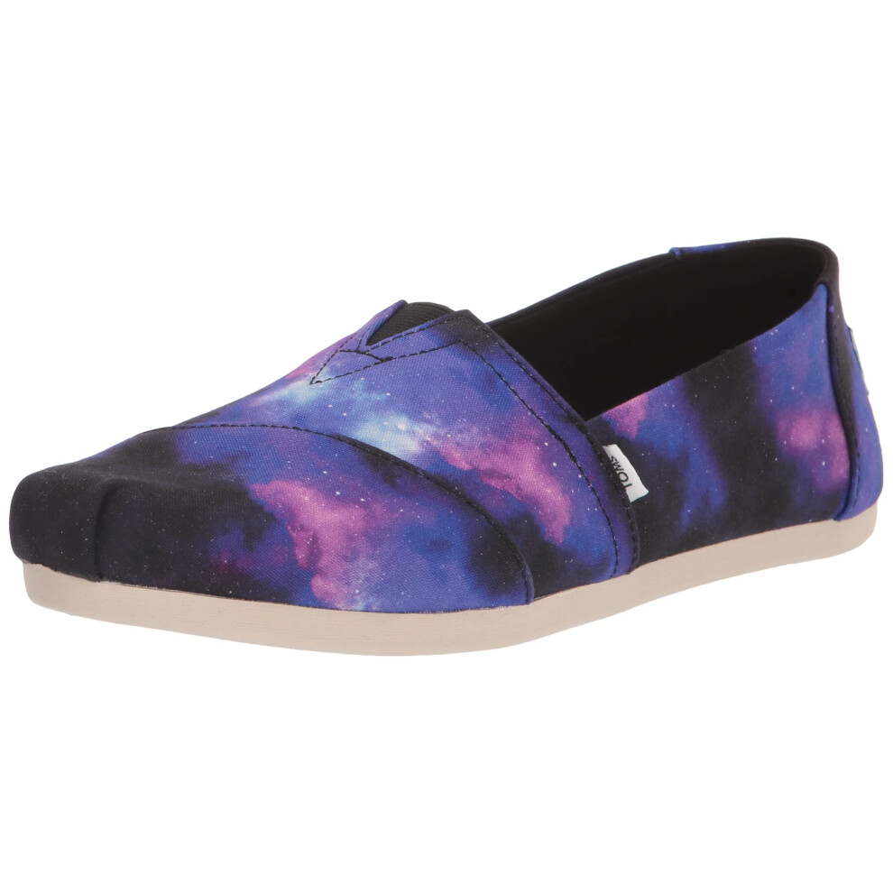 TOMS Women's Alpargata 3.0 Loafer Flat  Black Multi Galaxy  5.5