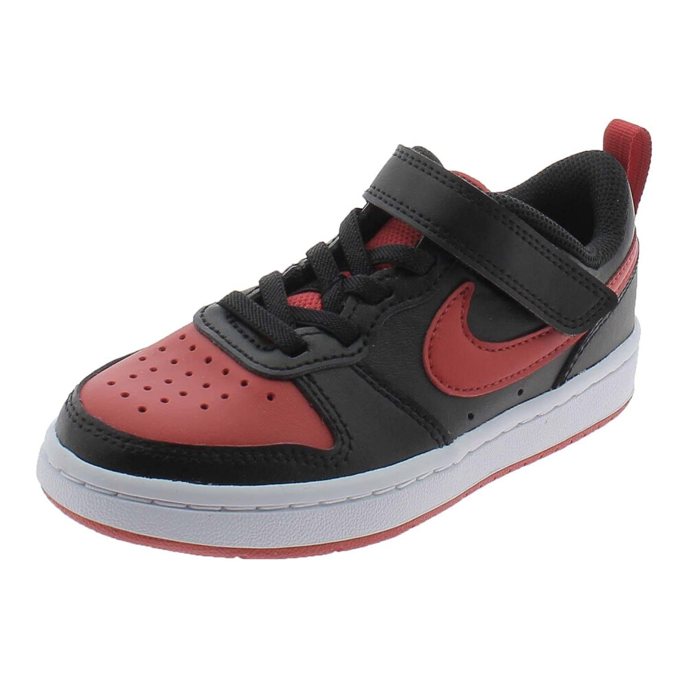 Nike Baby Boy's Court Borough Low 2 (Infant/Toddler) Black/University