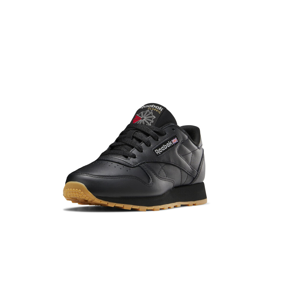 Reebok Women's Classic Leather Sneaker  Reefresh Black/Pure Grey/Gum