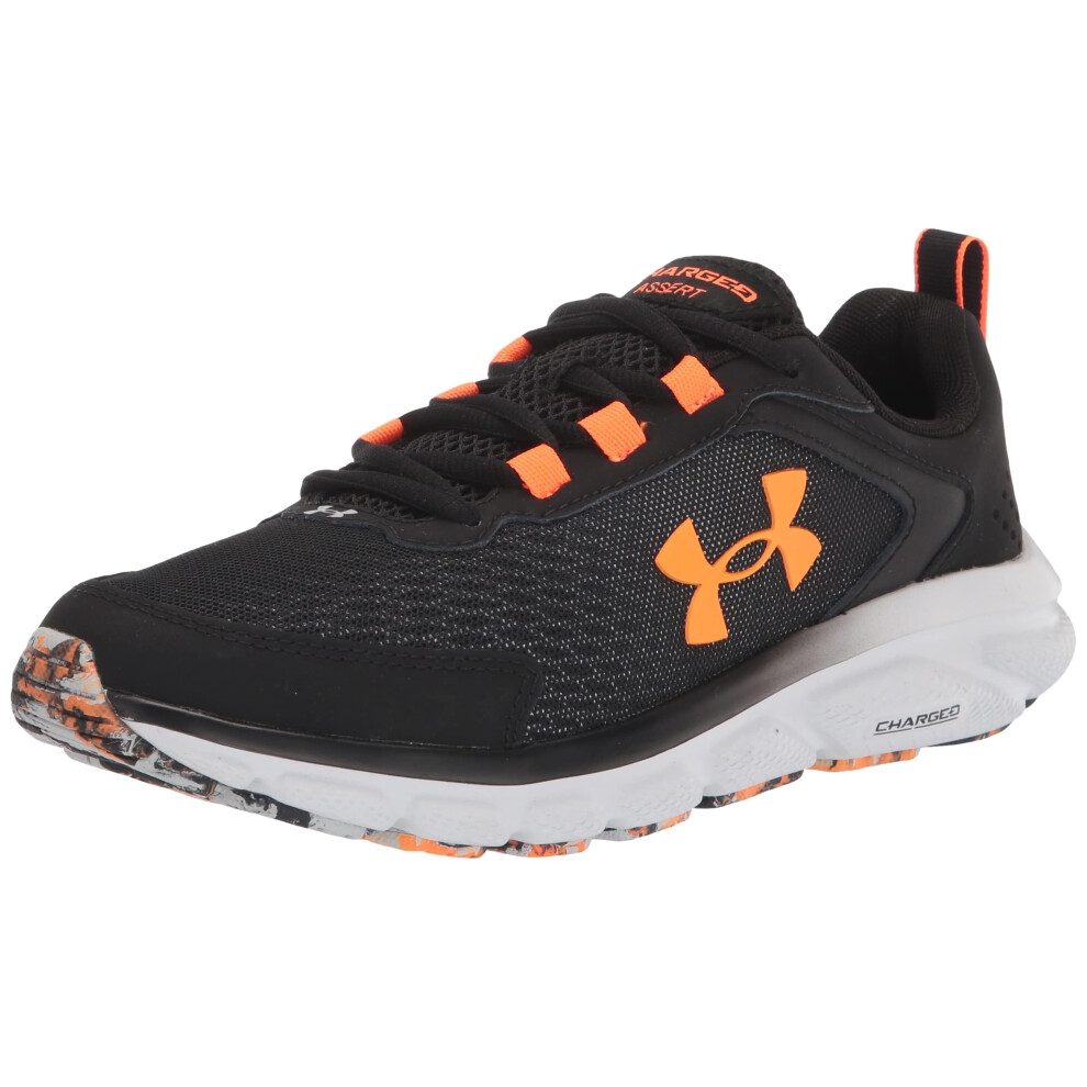 Under Armour Mens Charged Assert 9 Marble Road Running Shoe  Black (00