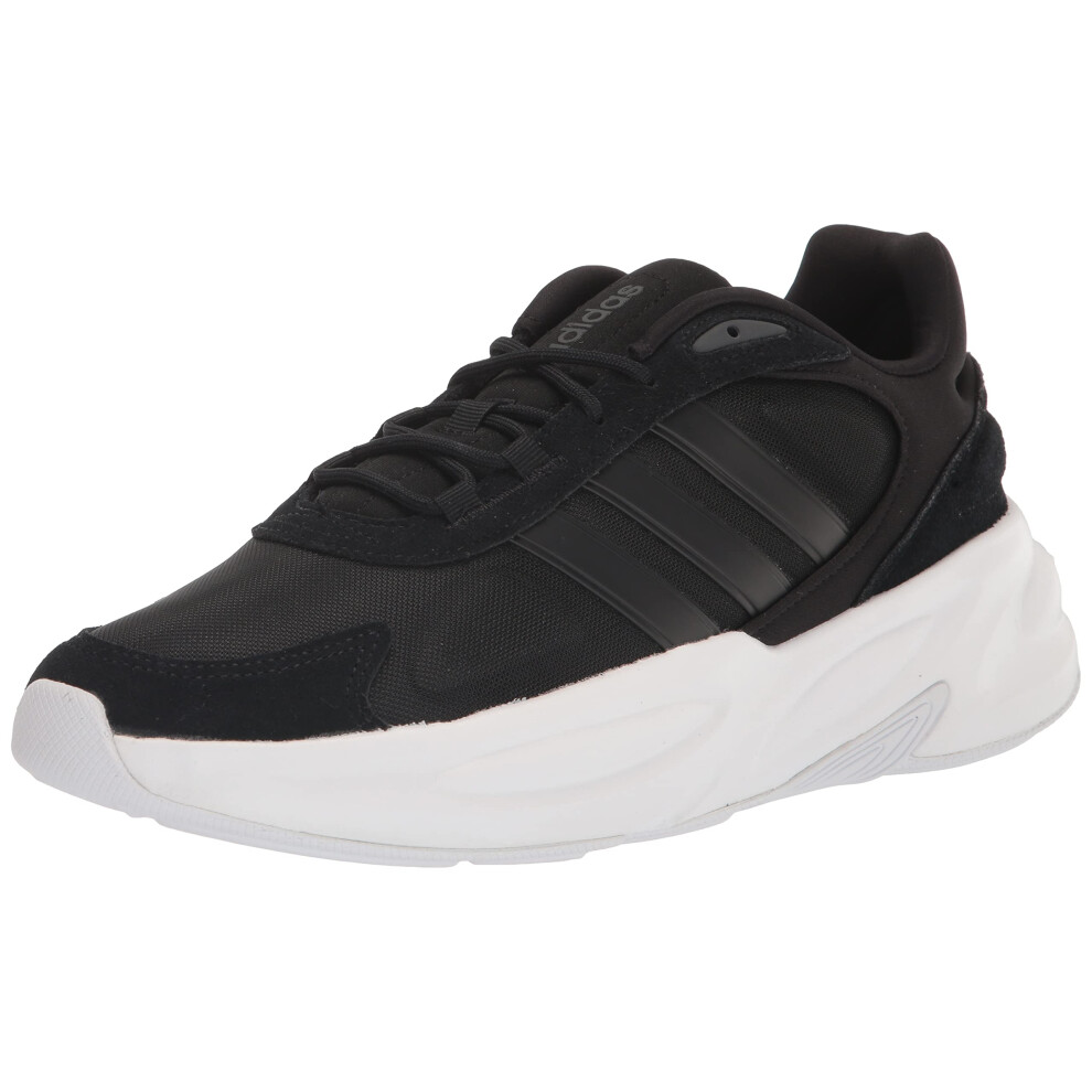 adidas Men's Ozelle Running Shoe  Black/Black/Grey  10